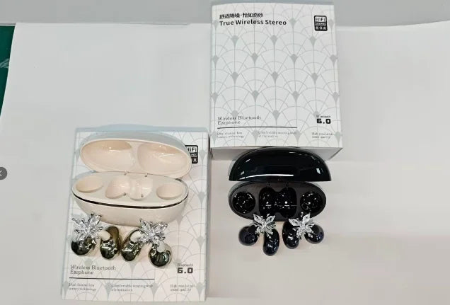 JS680 TWS Earbuds Clip Wireless Headset with Voice Control Long Battery Life-Running Sports Comfortable Earphone