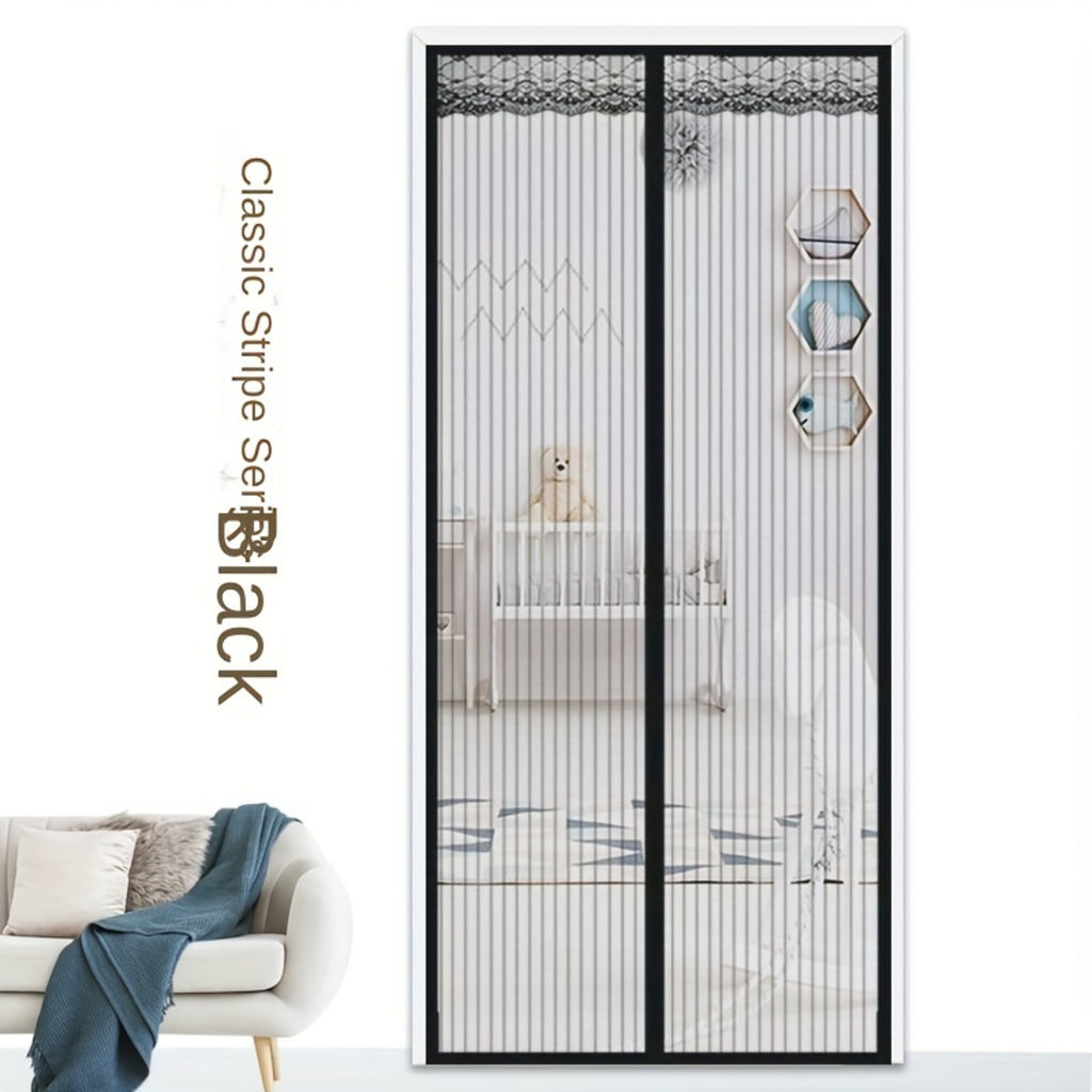 Anti-mosquito Door Curtain Magnetic Velcro Summer Screen Door Window Screen Self-Absorbing Magnet Non-Punch Partition Curtain Silent Door Curtain
