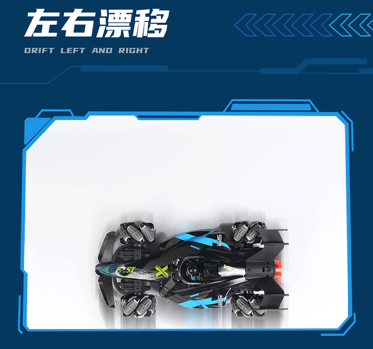 Boys 2.4g Remote Control Car Kidsren's F1 Spray Stunt Drift Racing Four-Wheel Drive High-Speed Competitive Toy Car Wholesale