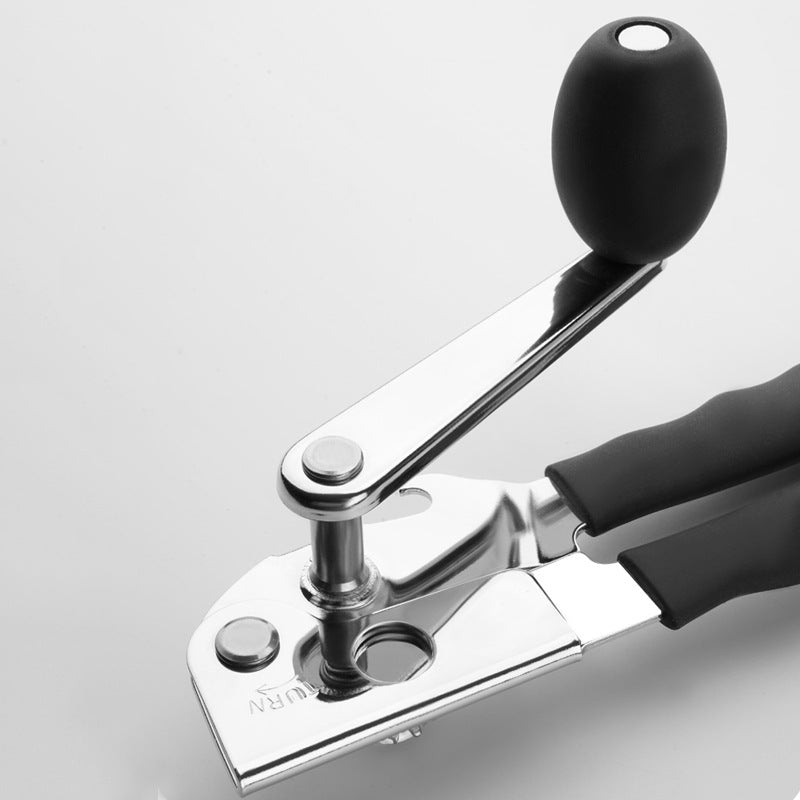 Amazon Stainless Steel Can Opener Multifunctional Can Knife Boiling Water Fruit Commercial Hand-Cranked Bottle Opener Tool Cross-Border Supply