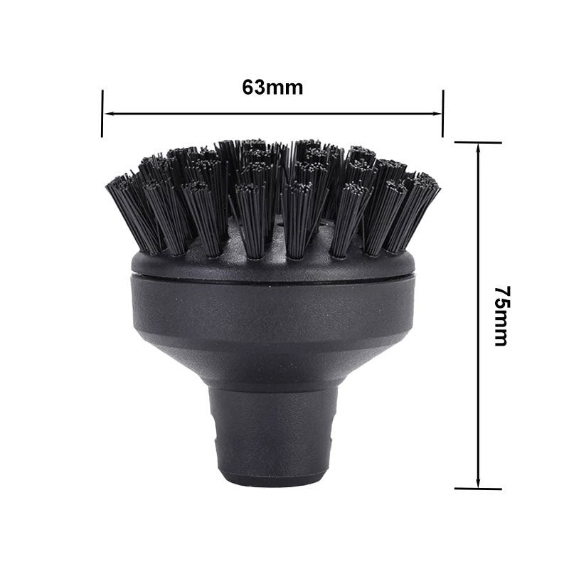Adapt to Karche Karcher Kach Steam Cleaner SC1/2/3/4/7 Small Round Brush Mirror Brush Nozzle Accessories