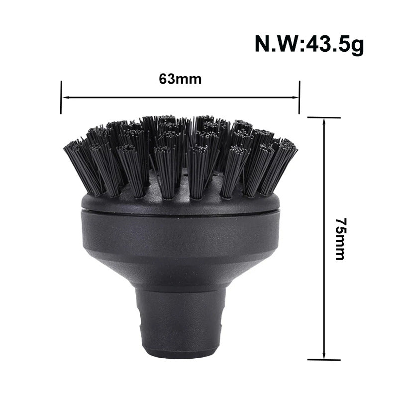 Adapt to Karche Karcher Kach Steam Cleaner SC1/2/3/4/7 Small Round Brush Mirror Brush Nozzle Accessories