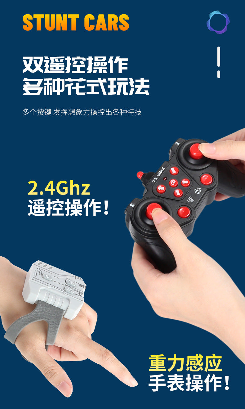 Boys 2.4g Remote Control Car Kidsren's F1 Spray Stunt Drift Racing Four-Wheel Drive High-Speed Competitive Toy Car Wholesale
