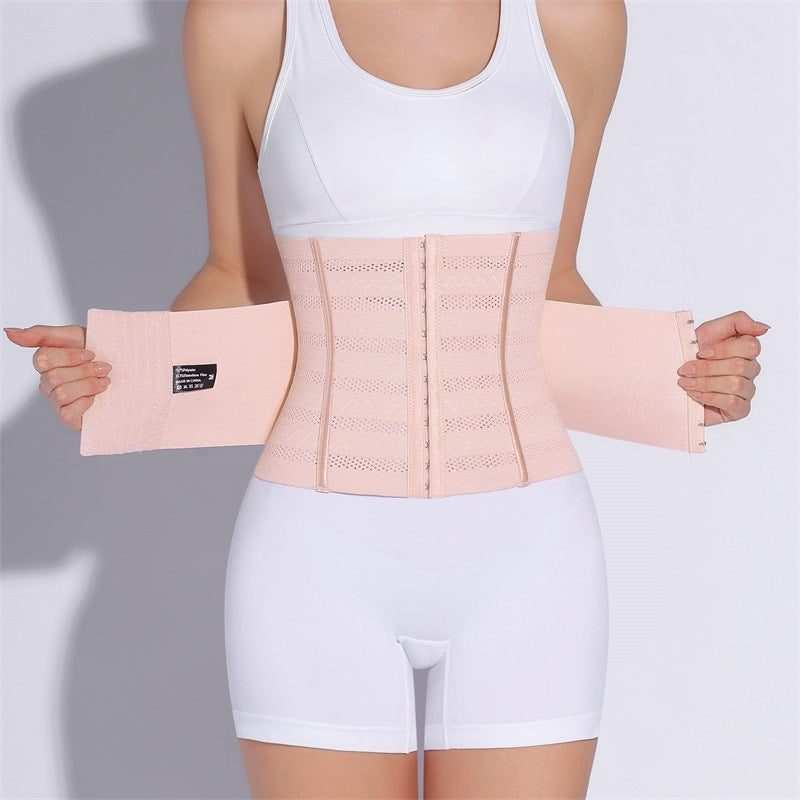 Cross-border Double-layer Strong Pressurized Abdominal Belt Sports Postpartum Waist Tight Shaping Shaping Belly Shaping Waist Seal