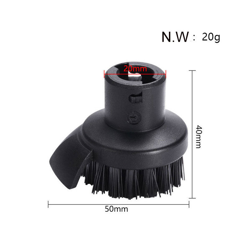 Adapt to Karche Karcher Kach Steam Cleaner SC1/2/3/4/7 Small Round Brush Mirror Brush Nozzle Accessories