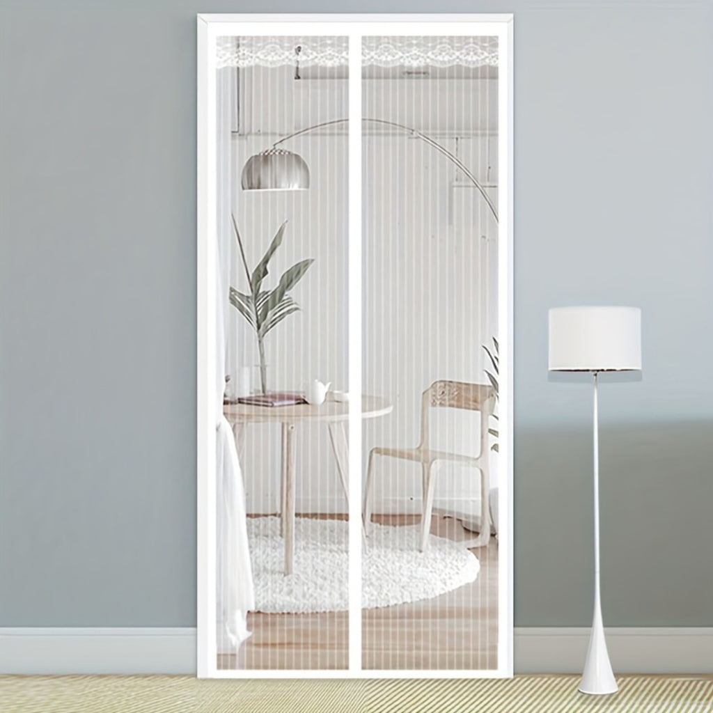 Anti-mosquito Door Curtain Magnetic Velcro Summer Screen Door Window Screen Self-Absorbing Magnet Non-Punch Partition Curtain Silent Door Curtain
