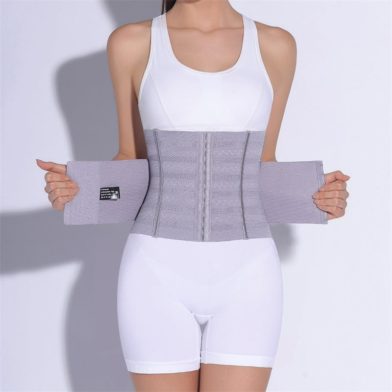 Cross-border Double-layer Strong Pressurized Abdominal Belt Sports Postpartum Waist Tight Shaping Shaping Belly Shaping Waist Seal