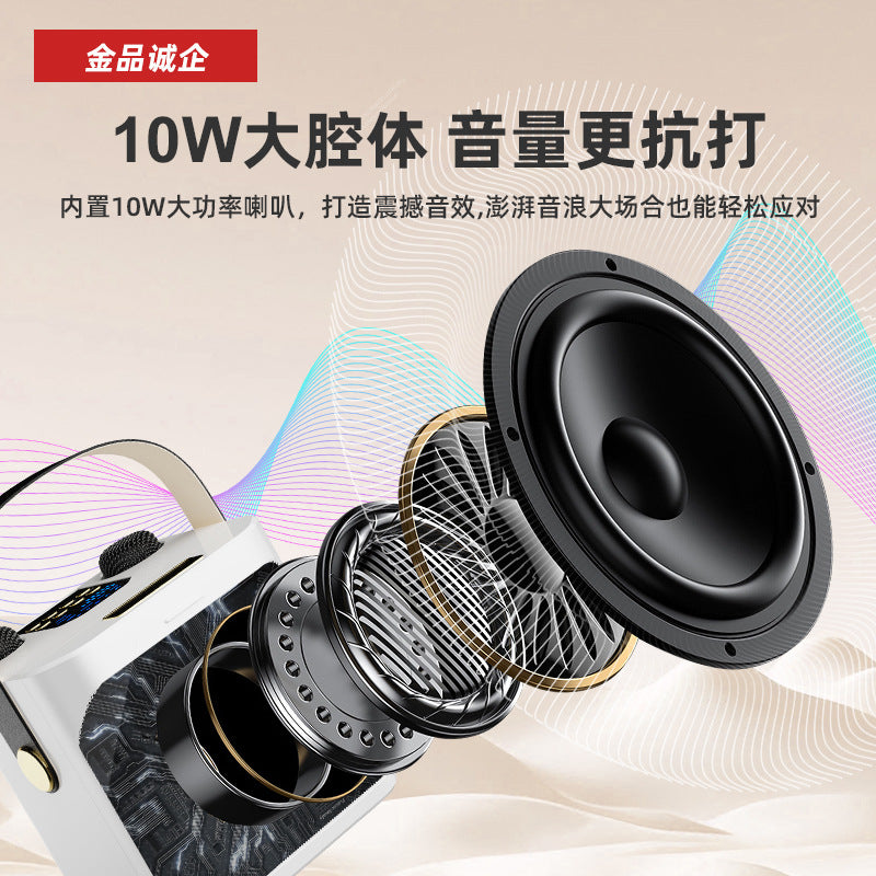 Cross-Border S882 Outdoor Karaoke Bluetooth Speaker High Volume Ys203 Home Wireless Microphone All-In-One Small Speaker