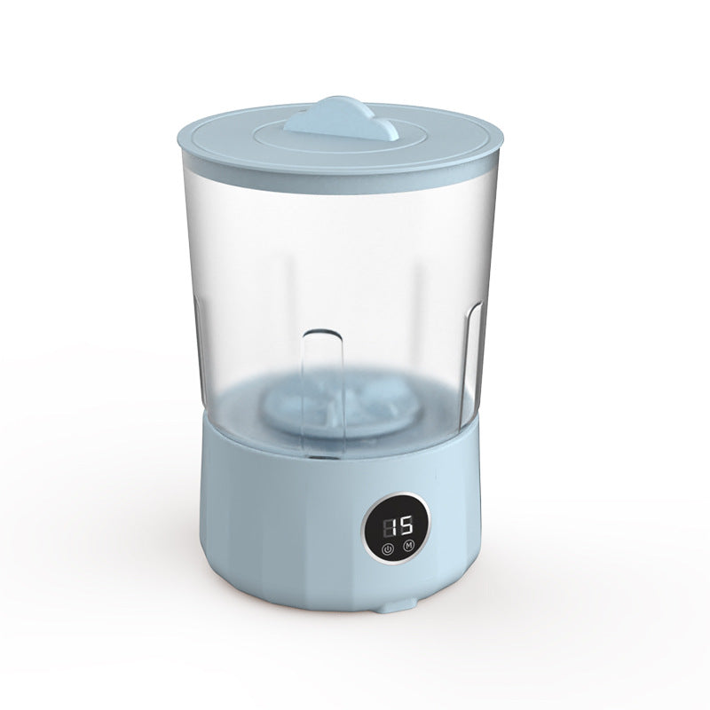 2L Fully Automatic Underwear Washing Machine, Small Double-Tub Washing Cup, Wireless Portable Washing Machine for Washing Socks and Underwear