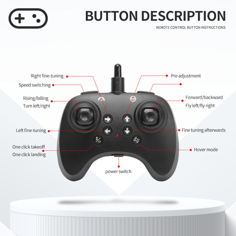 Cross-border new product remote control fighter four-channel suspension drone tumbling stunt toy foam drone