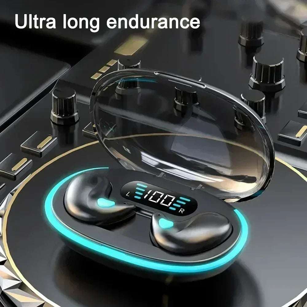 Sleeping Earbuds Wireless Mini Headphones For Work TWS Bluetooth Earphone Stereo Hidden Headsets with Mic HD Call Waterproof X55