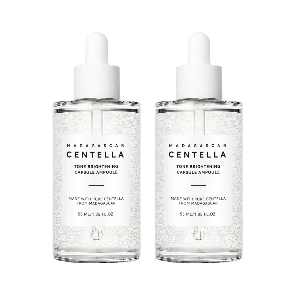 Centella Asiatica Brightening Serum: Calms Irritation, Reduces Breakouts, Balances Sebum & Diminishes Dark Marks for Clear Skin.