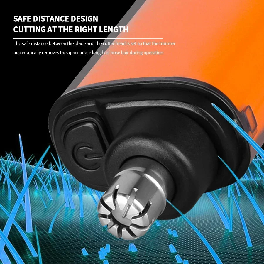 Portable Electric Nose Hair Trimmer USB charging Nose Ears Hair Eyebrow Trimmer for Men Rechargeable Painless set