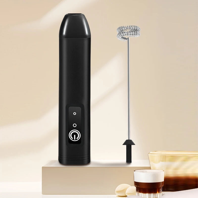 Electric Milk Frother Handheld Egg Beater Foamer Coffee Maker Egg Beater Hot Cooking Tools High Speeds Drink Mixer Infoor