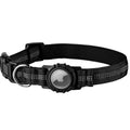 Airtag Dog Collar with Waterproof AirTag Case, Reflective Soft Padded & Safety Air Tag Pet Collar Adjustable for Large Dogs