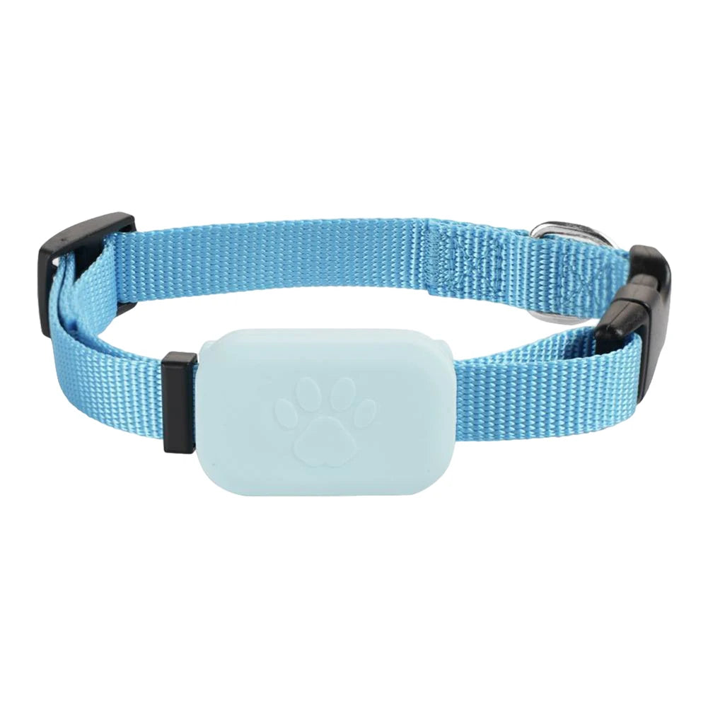 Waterproof Pet GPS Tracker - Dog & Cat Locator, with Adjustable Collar Anti Lost Dogs Real-time Tracking Device for iOS/Android