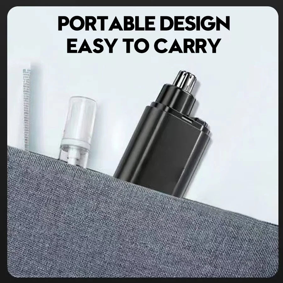 Portable Electric Nose Hair Trimmer USB charging Nose Ears Hair Eyebrow Trimmer for Men Rechargeable Painless set