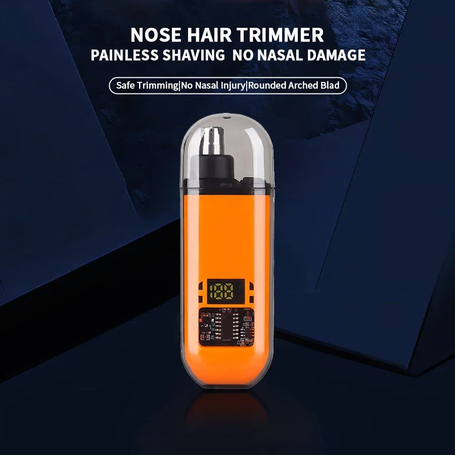 Portable Electric Nose Hair Trimmer USB charging Nose Ears Hair Eyebrow Trimmer for Men Rechargeable Painless set
