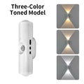 Rechargeable Magnetic LED Night Light RGB Sunset Lamp Wireless Wall Lamp With Motion Sensor For Stair Cabinet Hallway Room Decor
