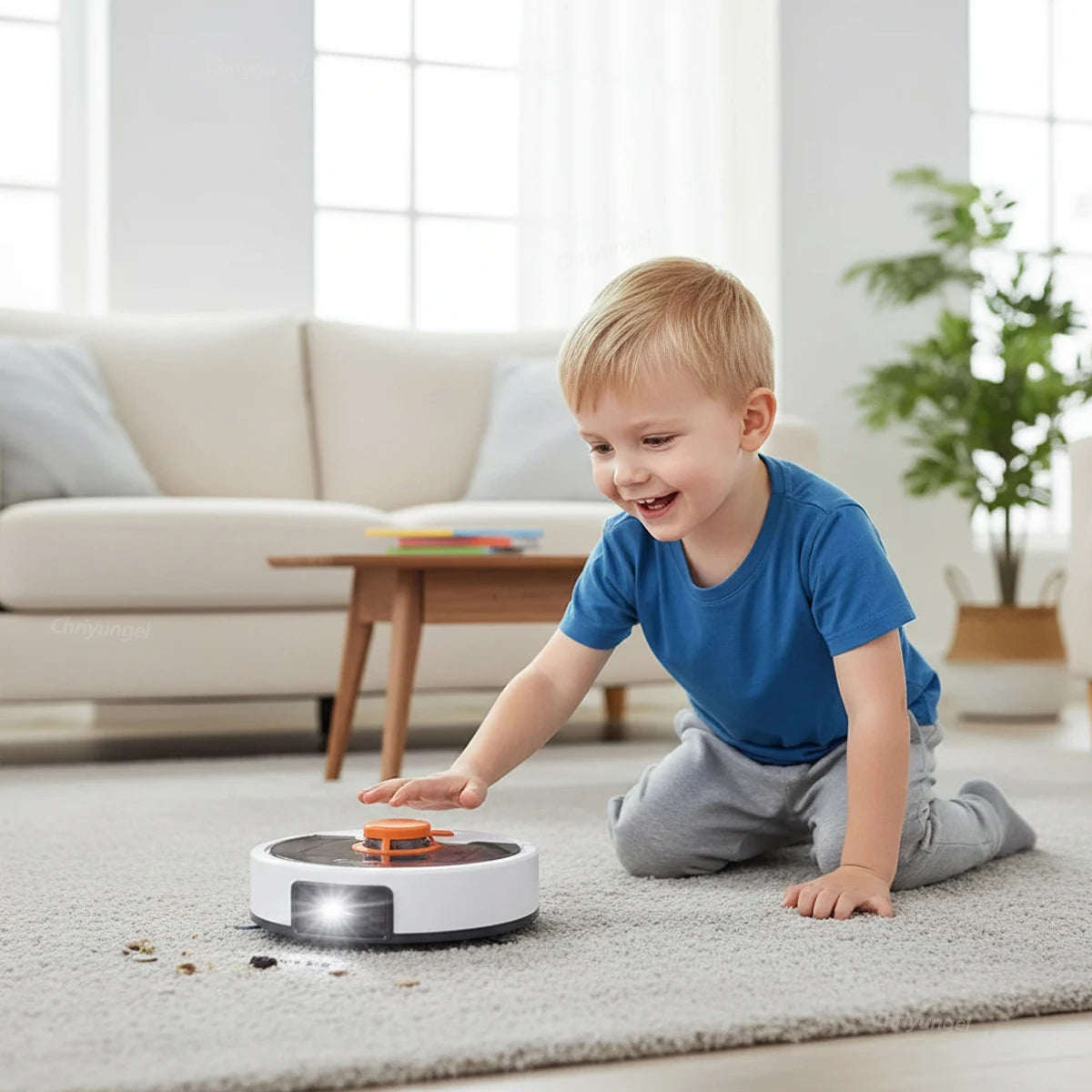 Kids Simulation Electric Vacuum Cleaner Toy Set Housekeeping Role Play Educational Toys for Toddlers Perfect Gift for Girls Boys