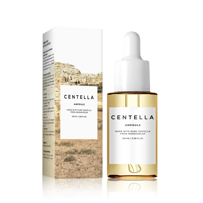 Centella Asiatica Brightening Serum: Calms Irritation, Reduces Breakouts, Balances Sebum & Diminishes Dark Marks for Clear Skin.
