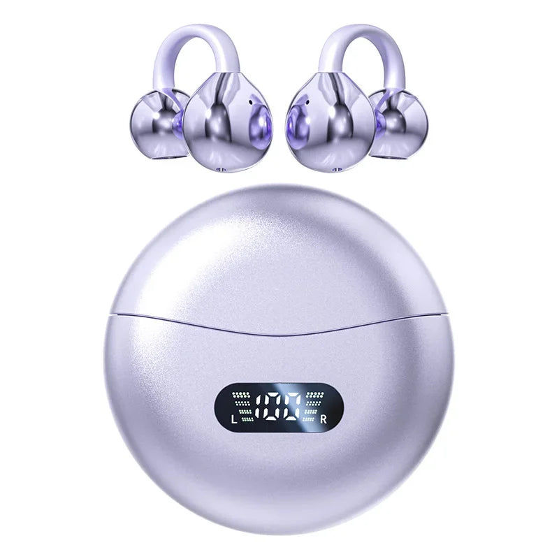 2026 Ear Clip Wireless Bluetooth Earphones High Frequency Long Endurance Low Latency Noise Reduction Gaming Sports Headphones