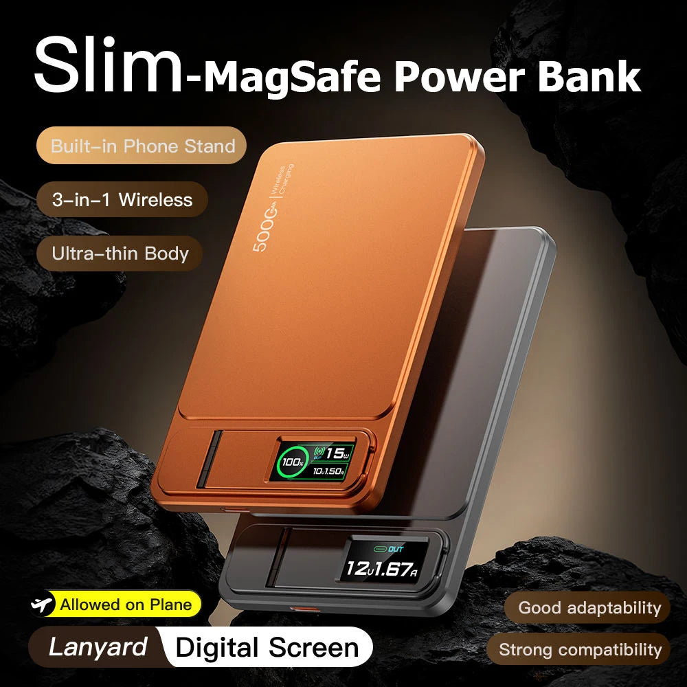 10000mAh Magnetic Power Bank for Magsafe,20W Slim Portable Wireless Charging External Battery for iPhone 17 16 15 14 13 Pro Max