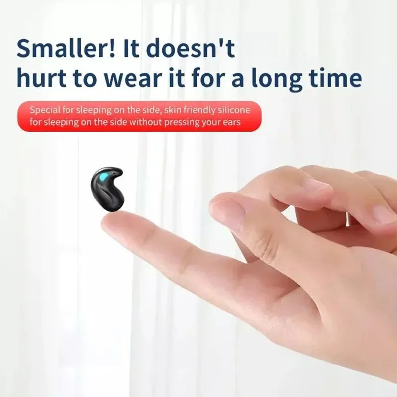 Sleeping Earbuds Wireless Mini Headphones For Work TWS Bluetooth Earphone Stereo Hidden Headsets with Mic HD Call Waterproof X55