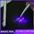 Invisible Ink Pen with UV Light Magic Secret Ballpoint Pen Hidden Handwriting Novelty for Office School Supplies