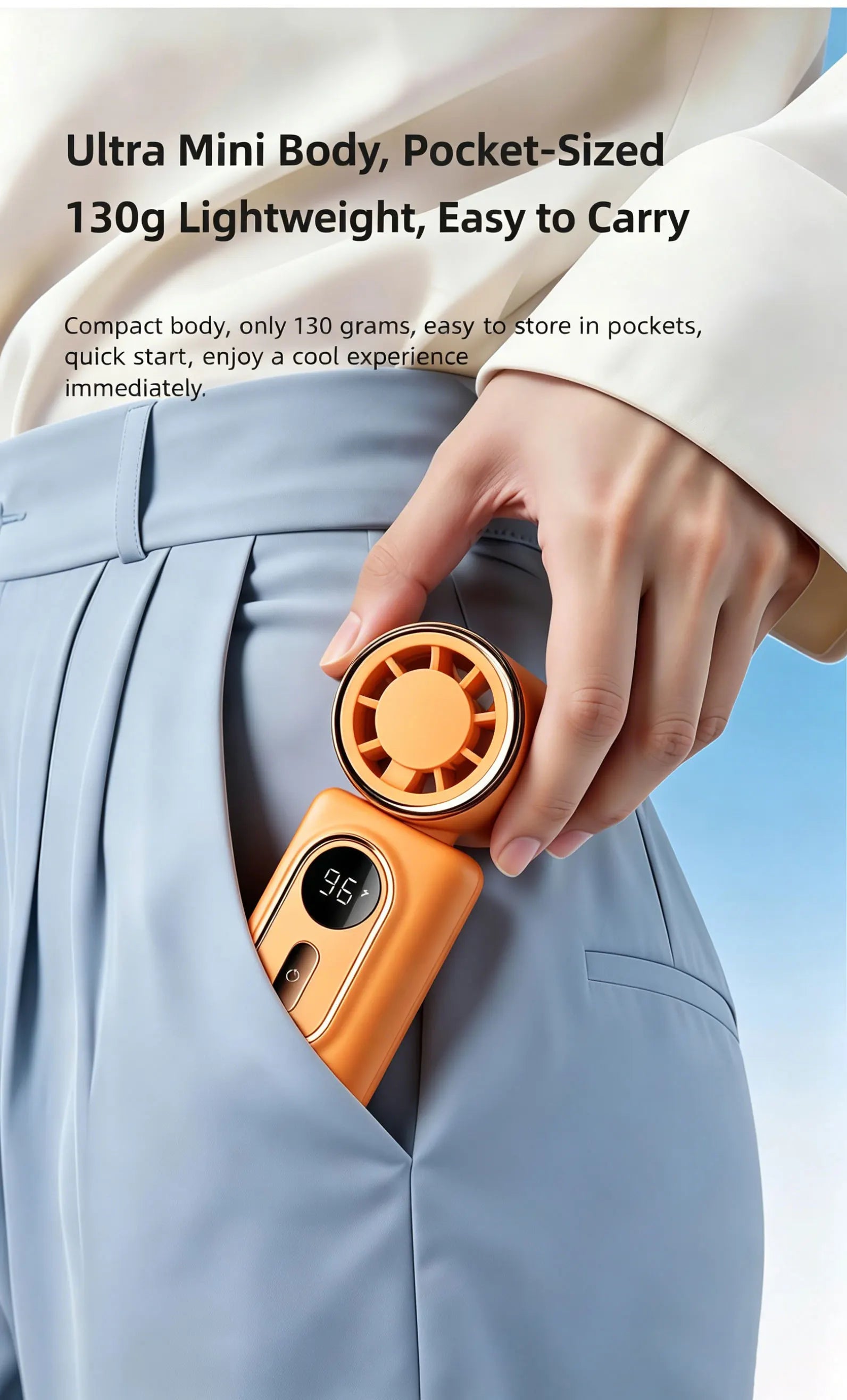 Portable Handheld Fan Mini Clip Fan Umbrella Holder Function Rotatable USB charging Compact Personal Cooling Fan Outdoor Camping