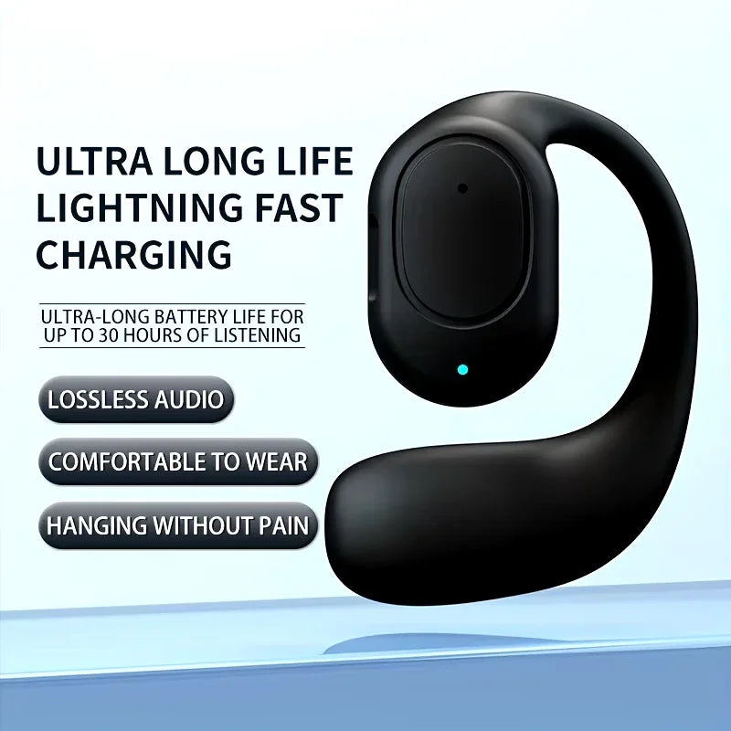 Wireless Headphones Bluetooth Headset With Microphone Bone Conduction Handsfree Noise Canceling Earphones For Driving Audifonos
