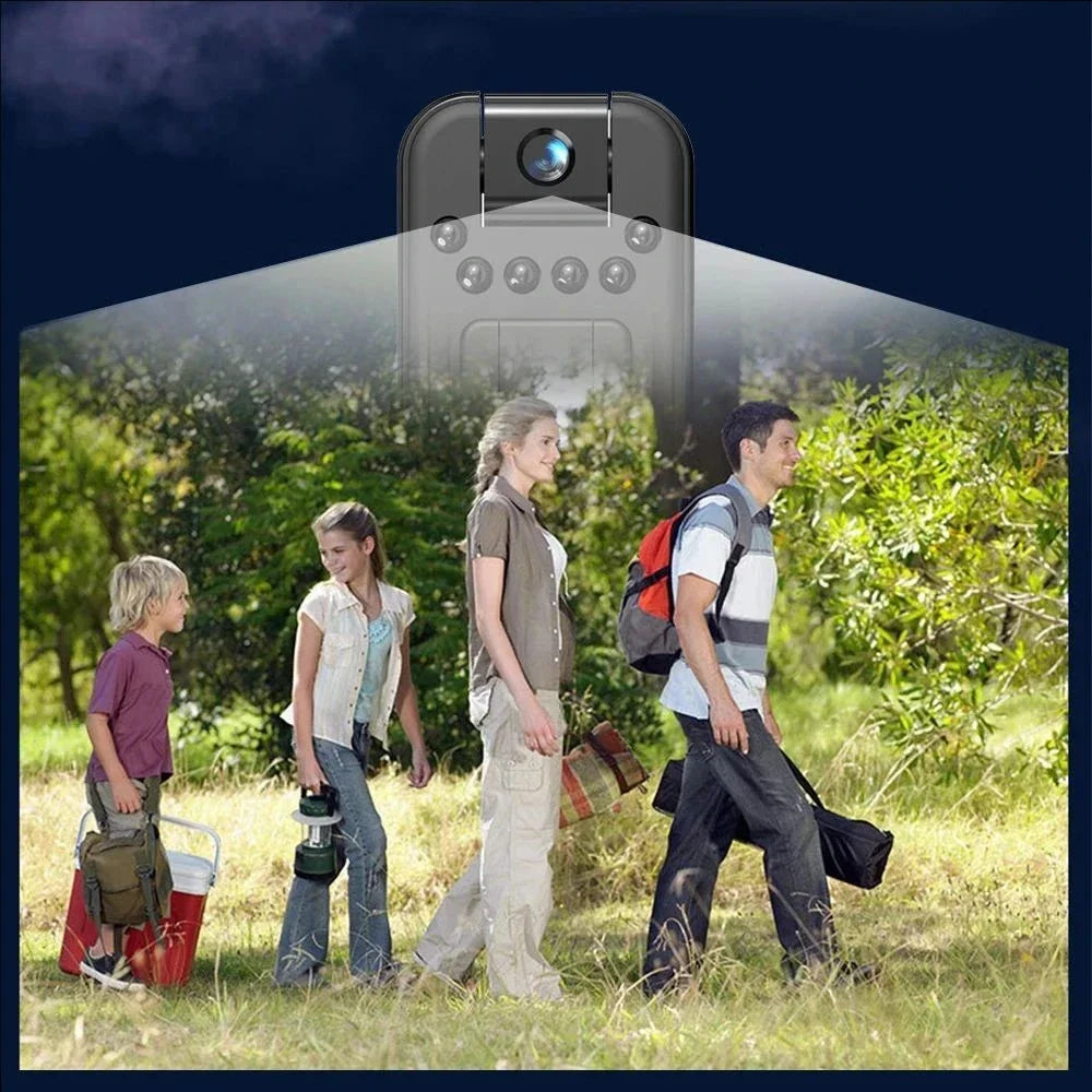 Mini Portable Camcorder, 1080P HD Camcorder With 180Rotatable Lens, Real-Time View Of Telephone, Used For Meetings And Outdoor.