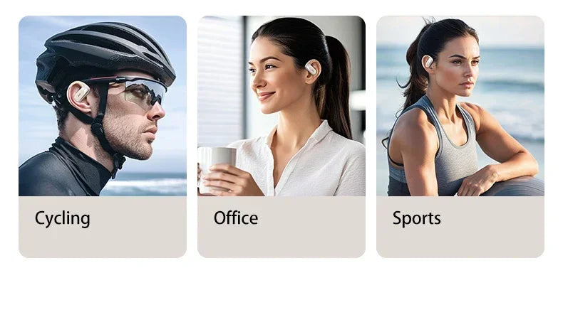 Acer OHR-517 Open-Ear Earphones Ear Hooks Wireless Bluetooth 5.4 Headphones Hi-Res OWS Earphones Bass Boost Sport Earbuds 48Hrs