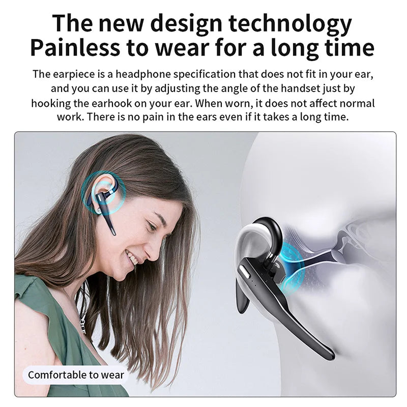 Bluetooth Headset With Microphone Wireless Headphones Earphones Fone De Ouvido Audifonos Con Microfono Auriculares Inalambicos