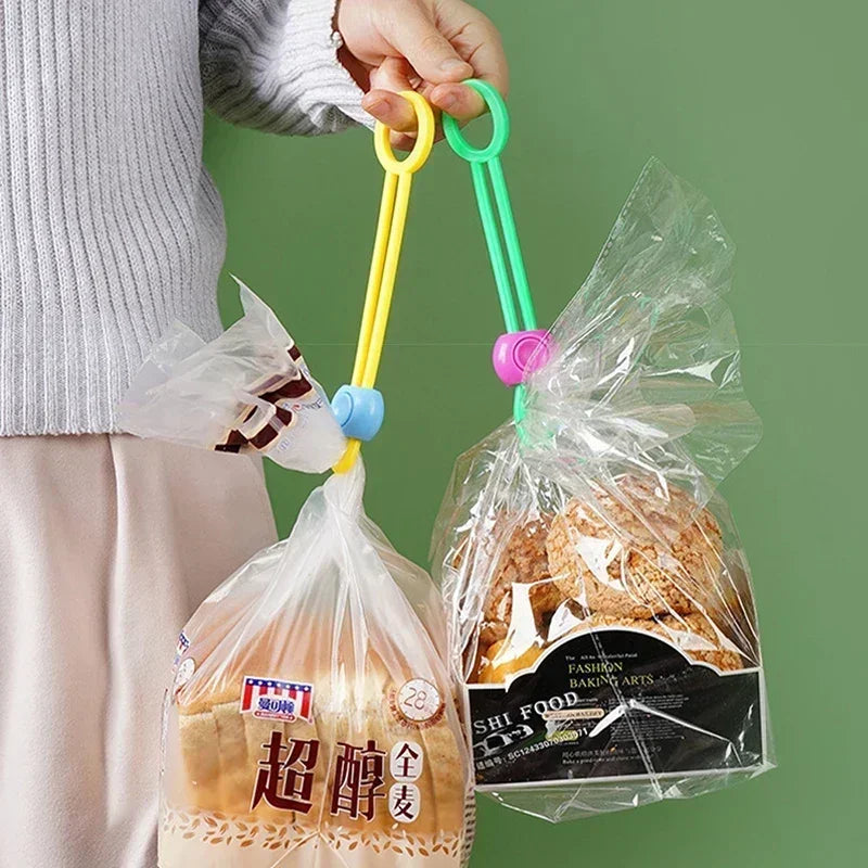 Food Bag Sealing Clip Adjustable Freshness Sealing Clips Multifunctional Sealing Rope Portable Cable Organiser Kitchen Gadgets