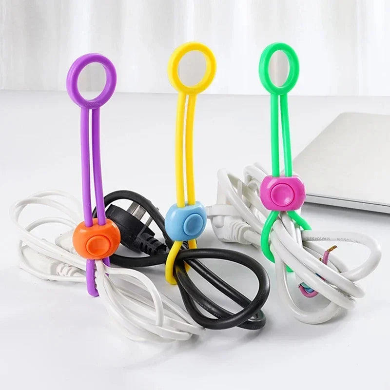 Food Bag Sealing Clip Adjustable Freshness Sealing Clips Multifunctional Sealing Rope Portable Cable Organiser Kitchen Gadgets