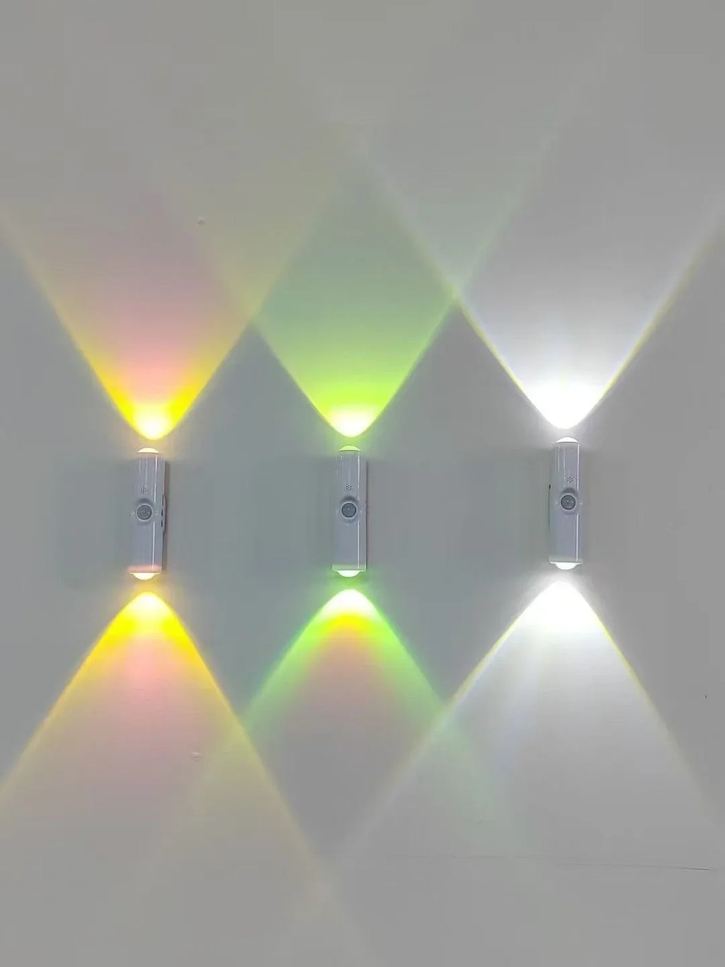 Rechargeable Magnetic LED Night Light RGB Sunset Lamp Wireless Wall Lamp With Motion Sensor For Stair Cabinet Hallway Room Decor