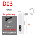 Electric Coffee Milk Foaming Mixer Coffee Creamer Whisk Handheld Egg Beater Froth Mixer Kitchen Automatic Kitchen Whisk Tools
