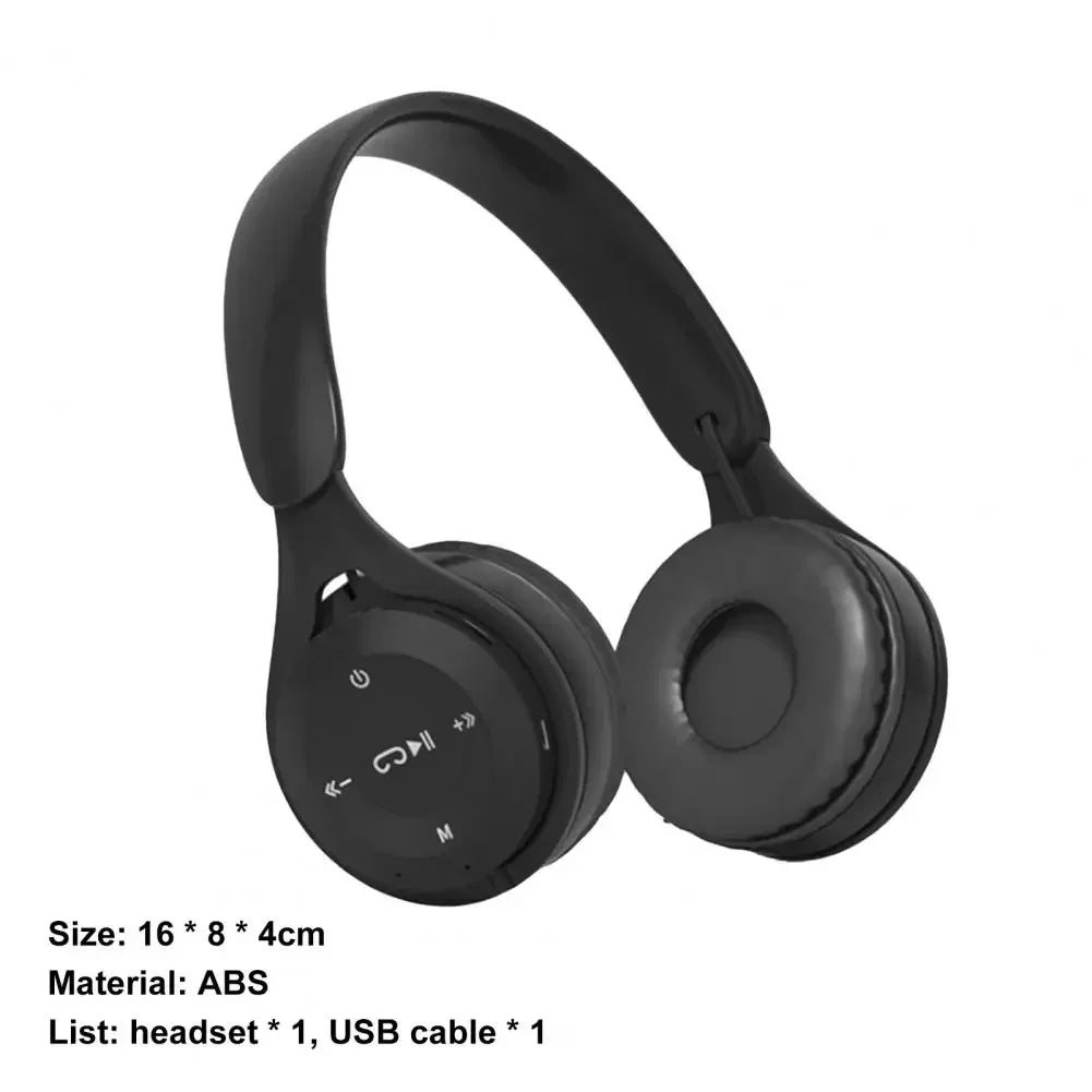 Hifi Sound Bluetooth Headphones Wireless Over-Ear Headsets with Microphone Noise Reduction Comfortable for Travel And Home Use