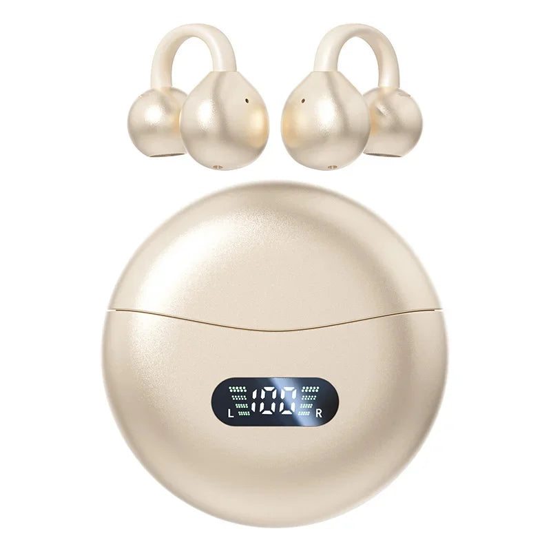 2026 Ear Clip Wireless Bluetooth Earphones High Frequency Long Endurance Low Latency Noise Reduction Gaming Sports Headphones