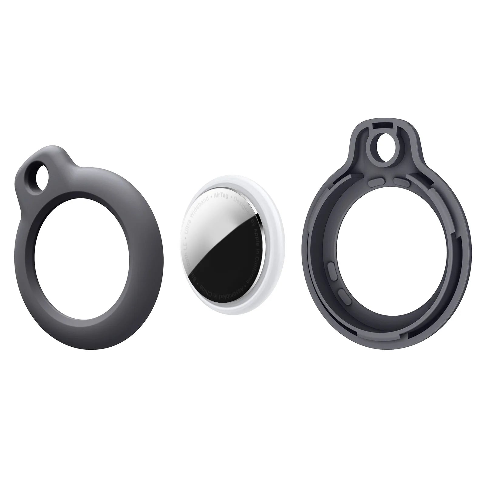 AirTag protective case with lanyard, scratch-resistant, 360-degree all-around protection, AirTag keychain accessory, AirTag stor