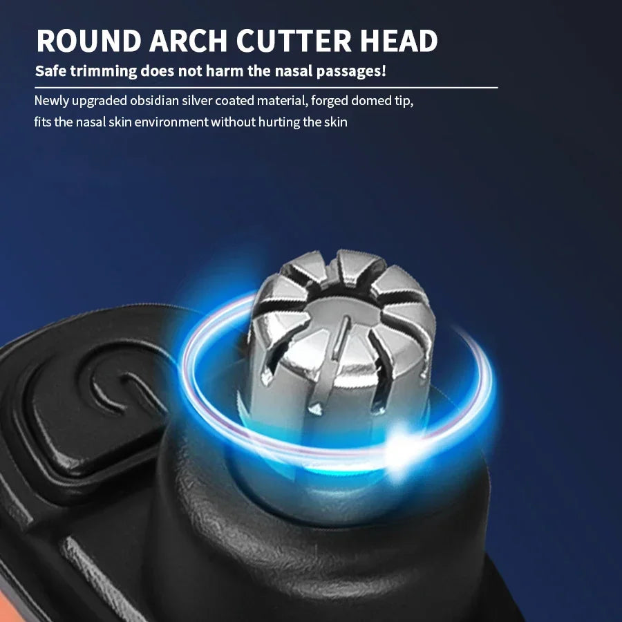 Portable Electric Nose Hair Trimmer USB charging Nose Ears Hair Eyebrow Trimmer for Men Rechargeable Painless set