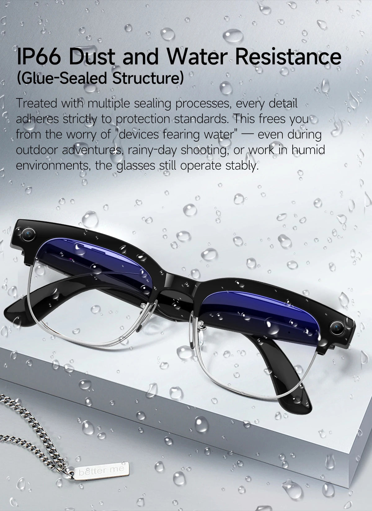 2026New AI Smart Glasses 8 Million HD Pixels Camera Photo Video Recording WIFI Transmission Sunglasses Call Music Play Men Women