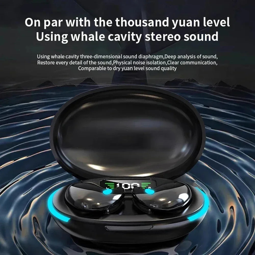 Sleeping Earbuds Wireless Mini Headphones For Work TWS Bluetooth Earphone Stereo Hidden Headsets with Mic HD Call Waterproof X55
