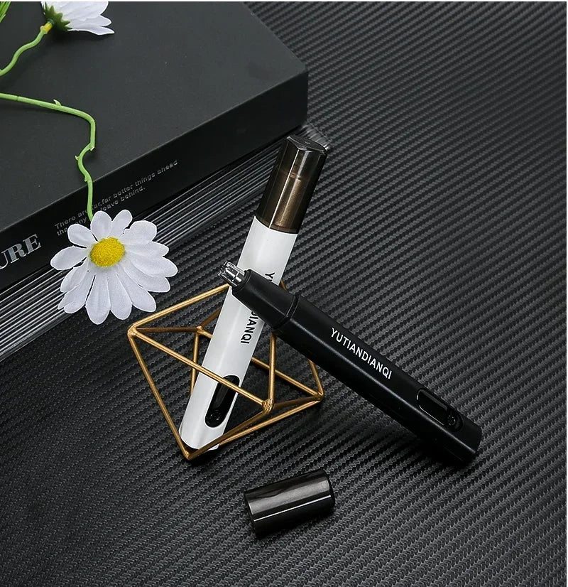 Portable Electric Nose Hair Trimmer USB charging Nose Ears Hair Eyebrow Trimmer for Men Rechargeable Painless set