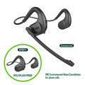 Open Ear Air Conduction Headphones  Super Bass Not in Ear Music Headset 16g Ultra Light with Microphone for IOS Andriod Phone