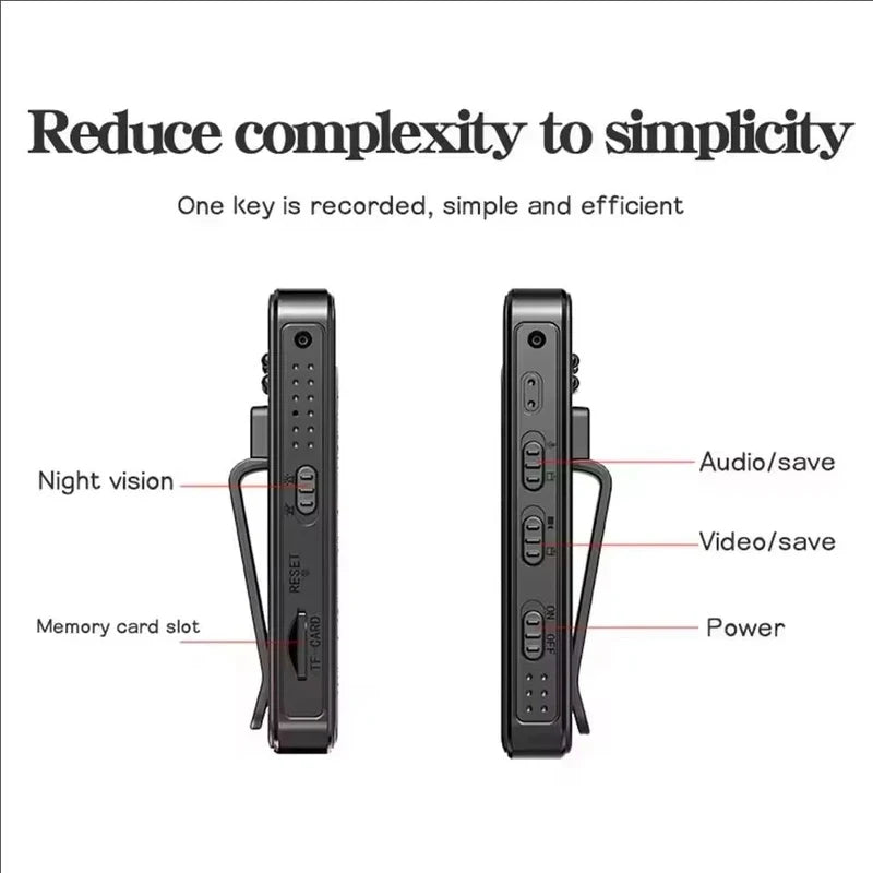 Mini Portable Camcorder, 1080P HD Camcorder With 180Rotatable Lens, Real-Time View Of Telephone, Used For Meetings And Outdoor.
