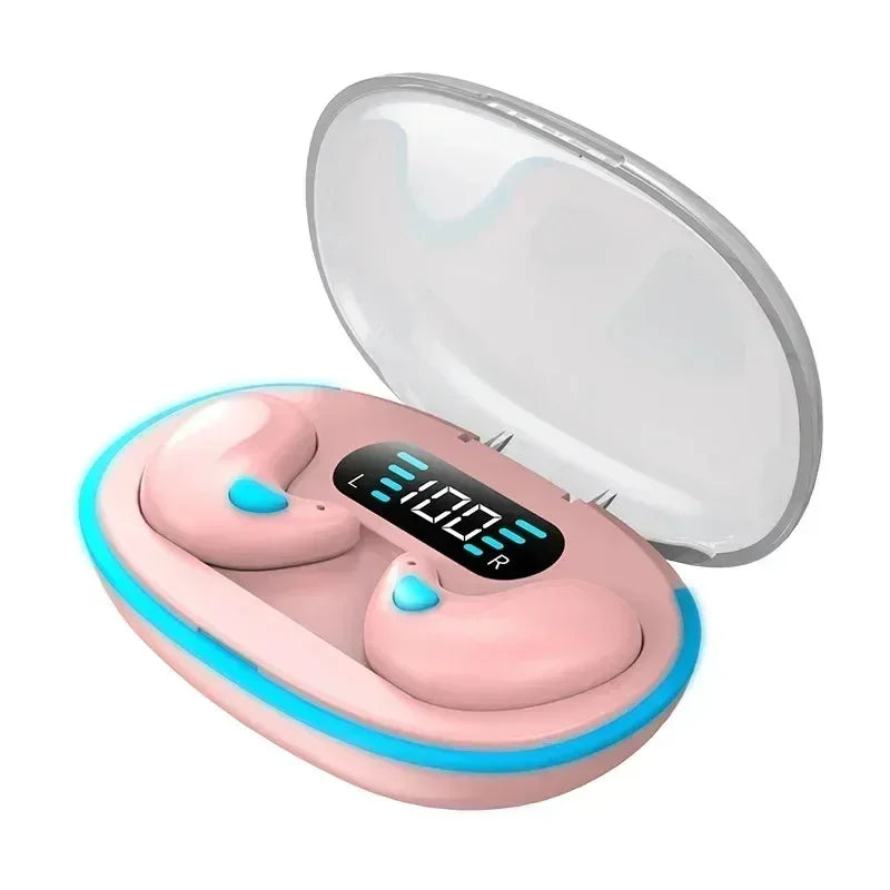 Sleeping Earbuds Wireless Mini Headphones For Work TWS Bluetooth Earphone Stereo Hidden Headsets with Mic HD Call Waterproof X55