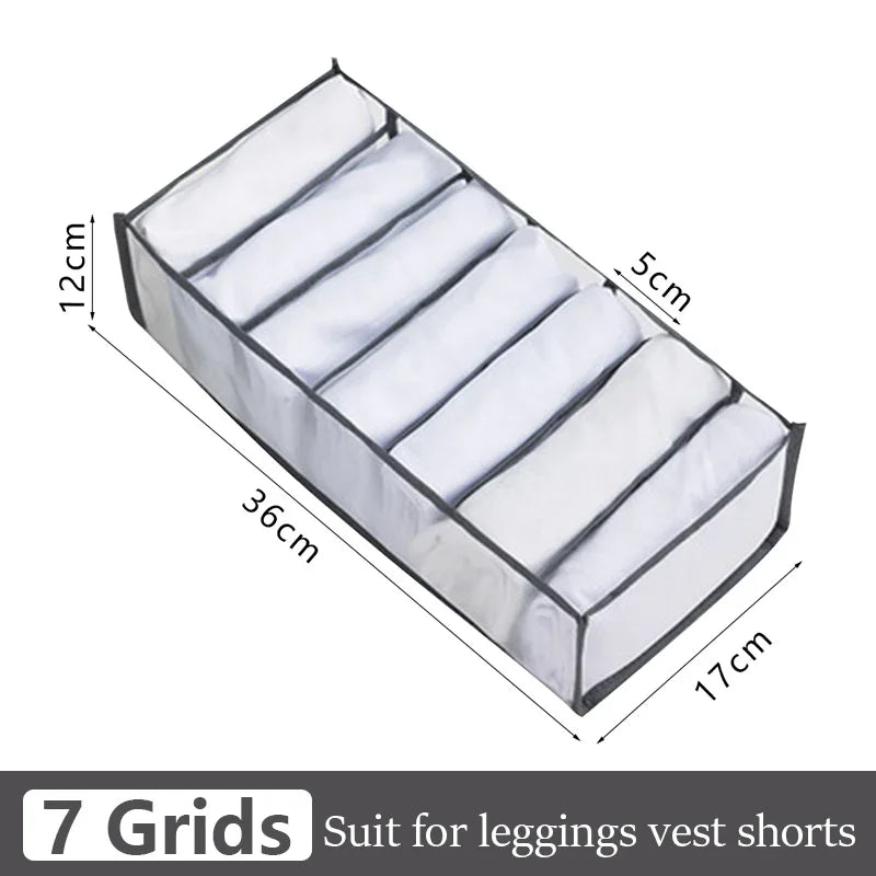 Sports Bra Underwear Organizer Storage Box Panties Socks Storage Boxes Wardrobe Clothes Organizer Cabinet Drawers Separator Box