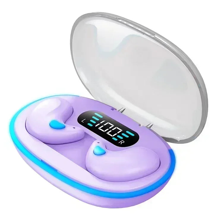 Sleeping Earbuds Wireless Mini Headphones For Work TWS Bluetooth Earphone Stereo Hidden Headsets with Mic HD Call Waterproof X55